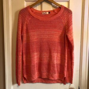 SO pink knit sweater  